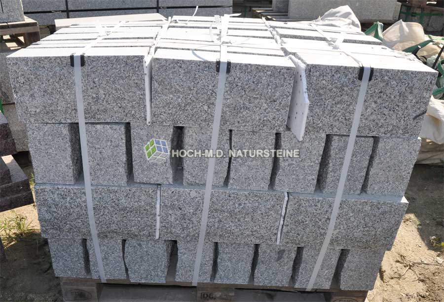 Laban grau Mittelkorn, 4-fach gesägt Mauersteine