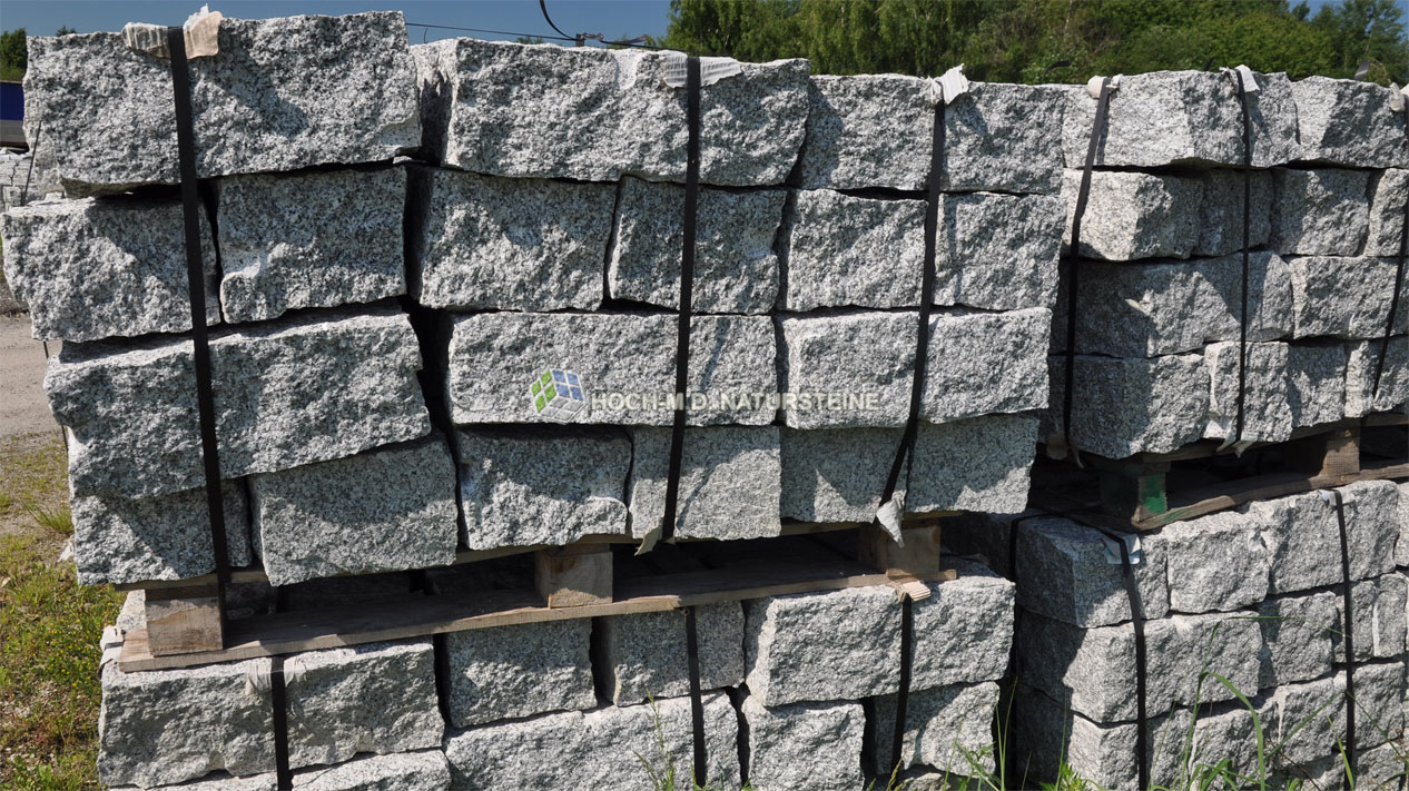 Laban hellgrau Mittelkorn alle Seiten per Hand gespalten