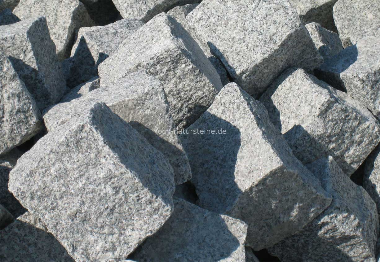 Granitpflaster Laban-1 grau Mittelkorn gespalten
