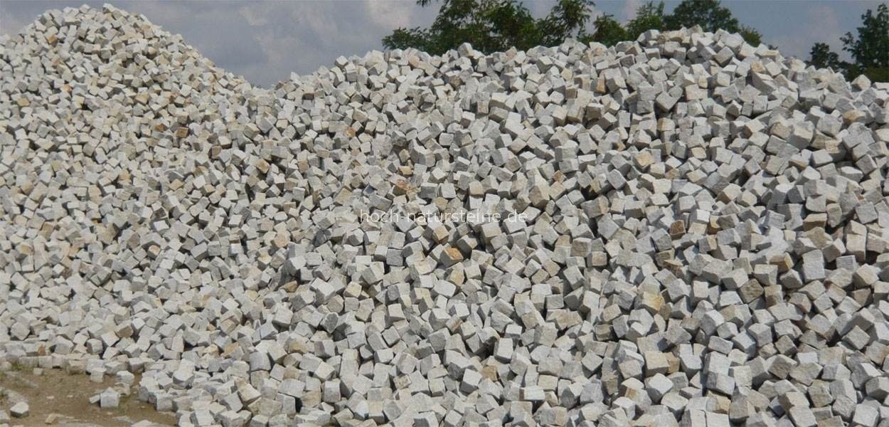 Arum hellgrau Feinkorn alle Seiten gespalten