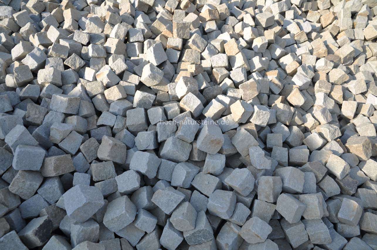 Arum hellgrau Feinkorn alle Seiten gespalten