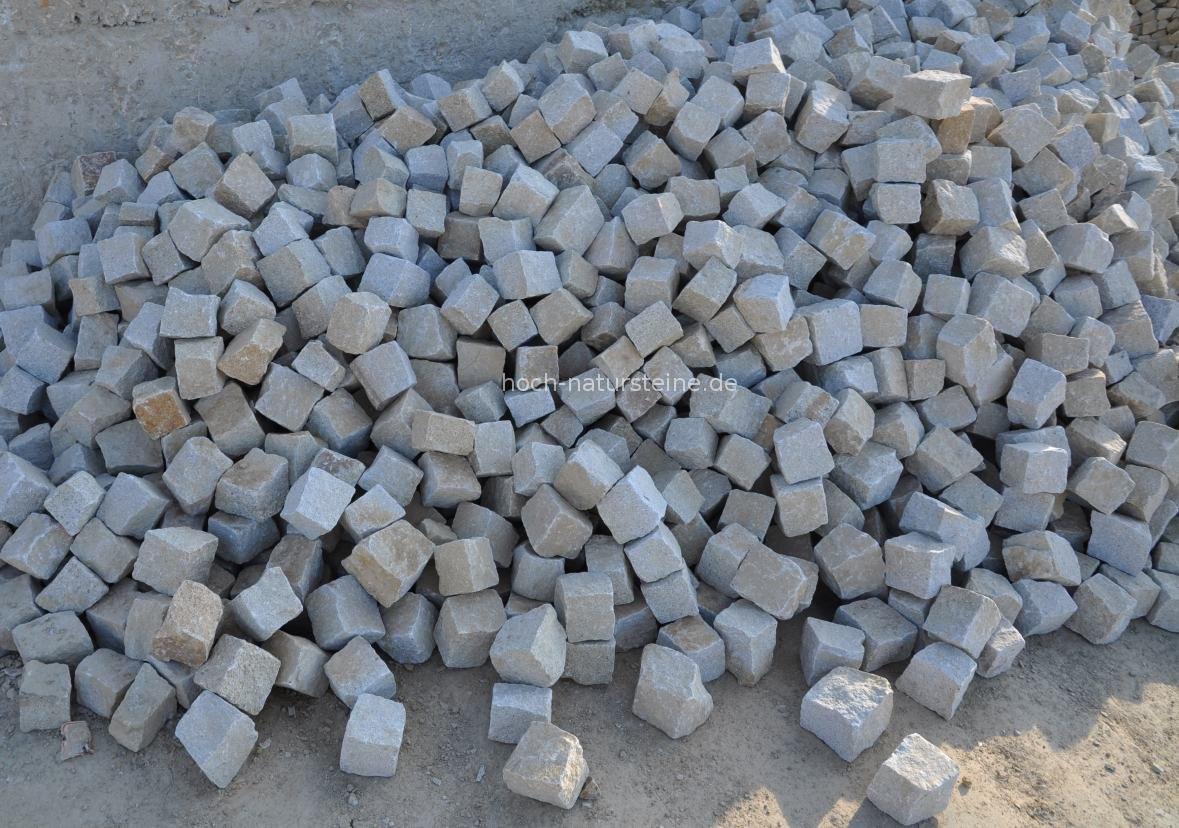 Arum hellgrau Feinkorn alle Seiten gespalten