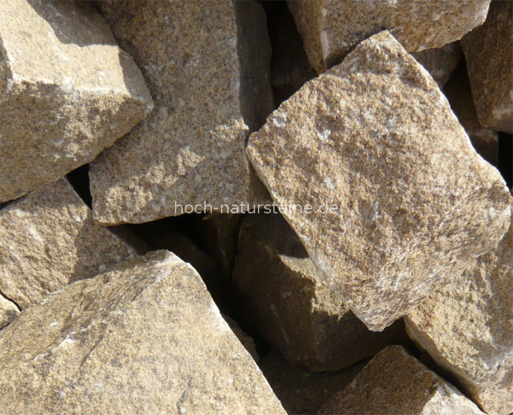 Miod graugelb-gelb Feinkorn alle Seiten gespalten