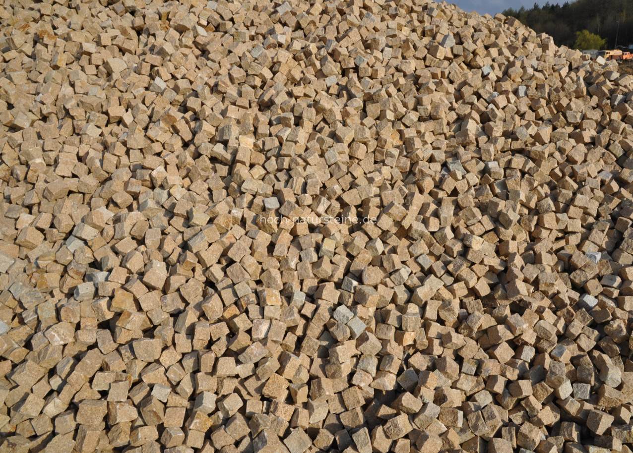 Miod graugelb-gelb Feinkorn alle Seiten gespalten