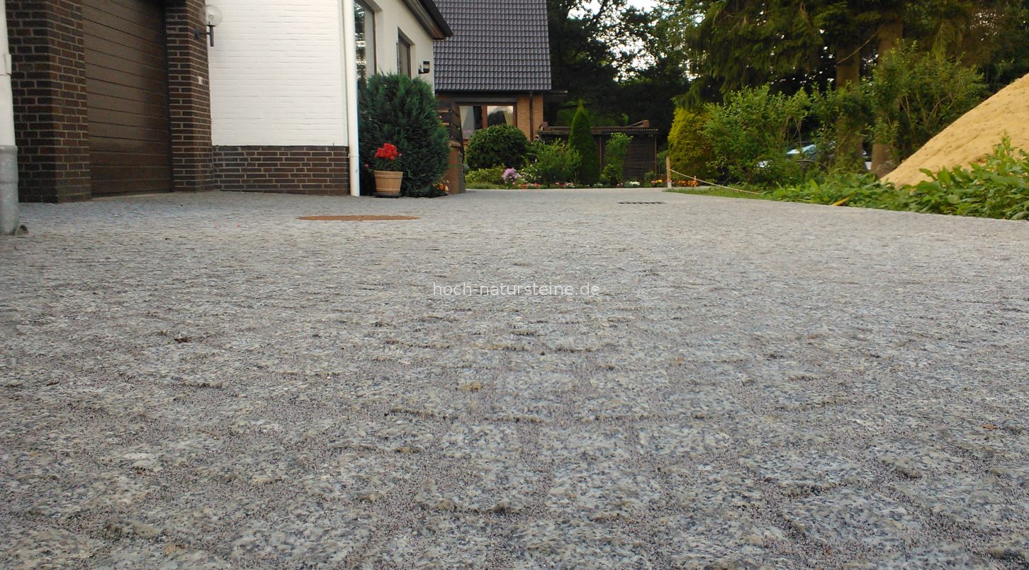 Fachgerechte Verlegung Granitpflastersteine, Epoxidharz-Fugenmörtel