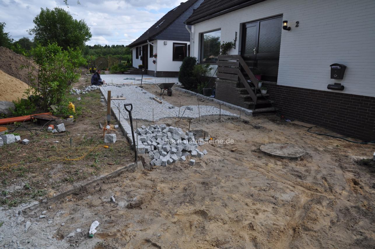 Verlegung Granitpflaster