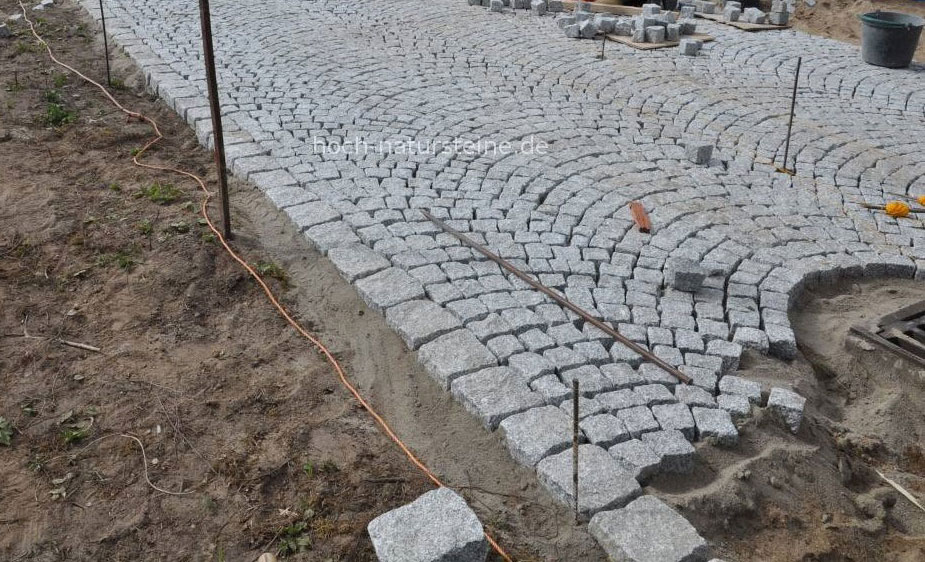 Verlegung Granitpflaster