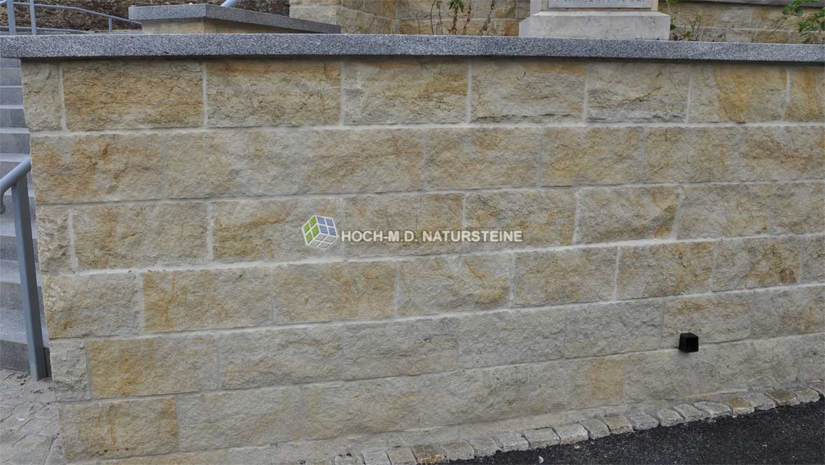 Flavus hellgelb über beige bis dunkelgelb - Feinkorn