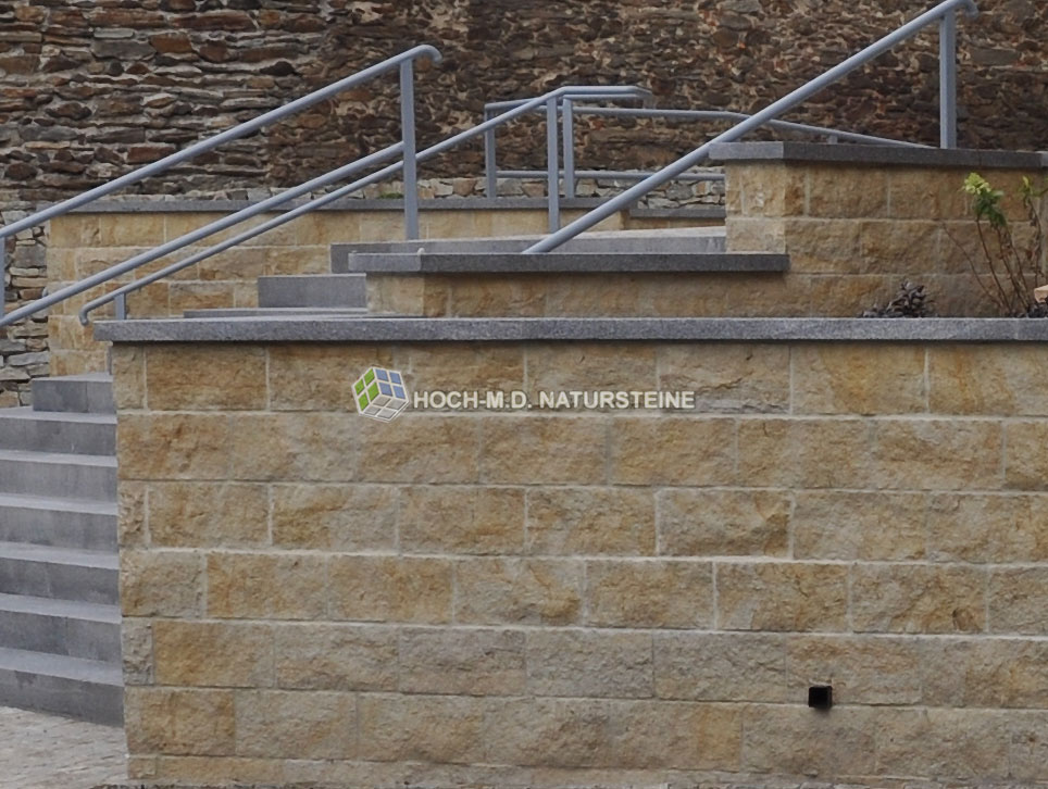 Flavus hellgelb über beige bis dunkelgelb - Feinkorn