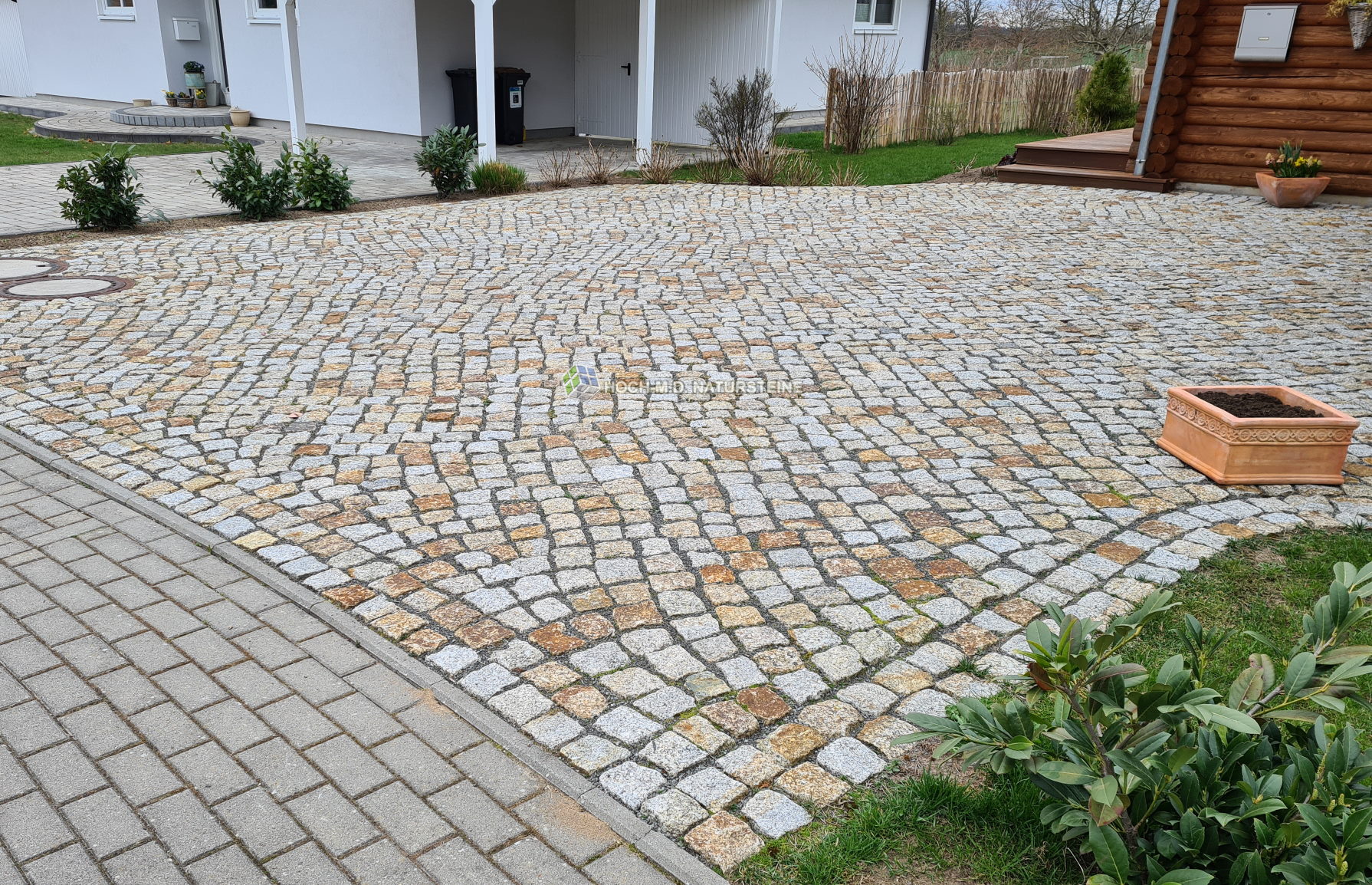 Referenzen, Verlegung Granitpflastersteine Laban-limo