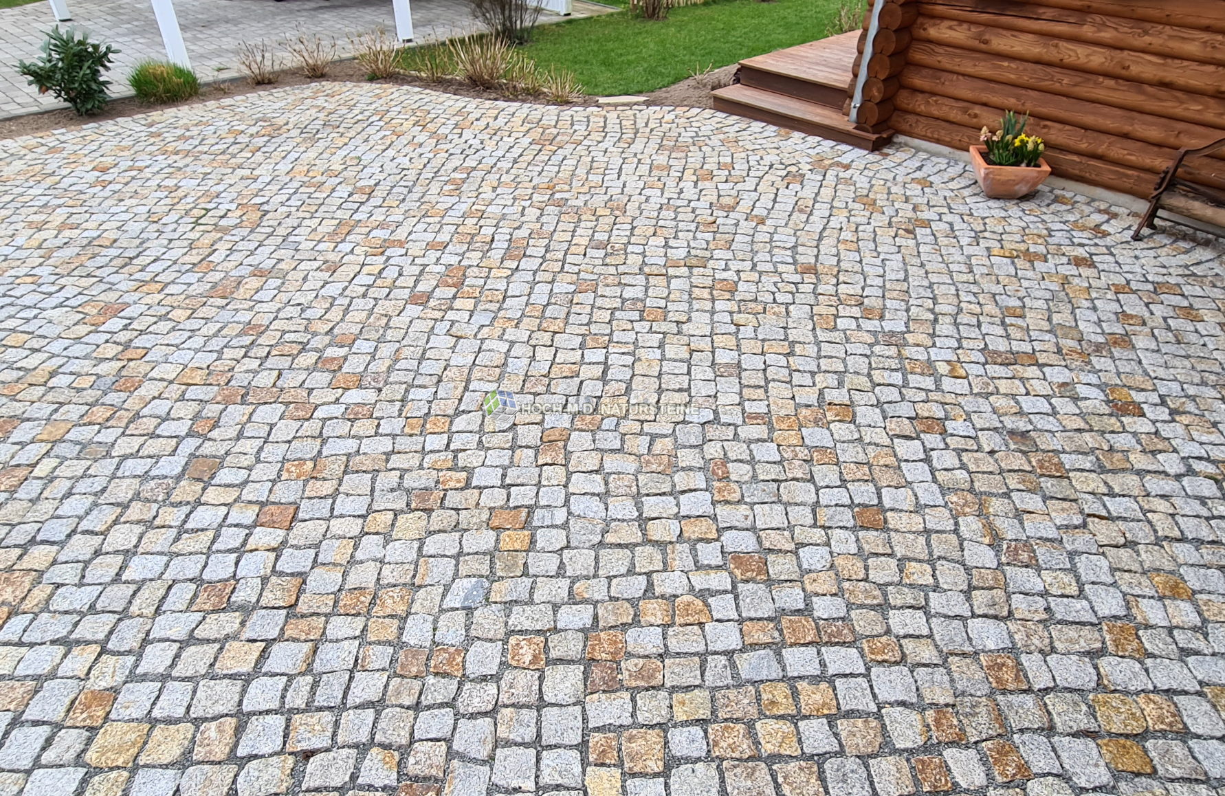 Referenzen, Verlegung Granitpflastersteine Laban-limo