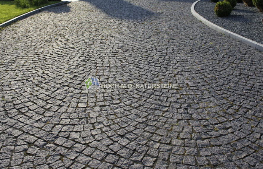 Nordit Granitpflaster Verlegung