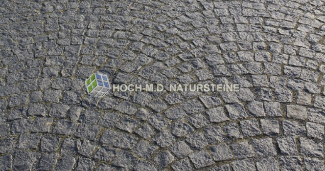 Nordit Granitpflaster schwarz