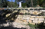 Sandstein Romus, Mauer, Bruchsteine, Gartensteine