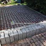 Vanga T1 Granitpflaster verfugt mit Epoxidharz-Pflasterfugenmörtel wasserdurchlässig und selbstverdichtend